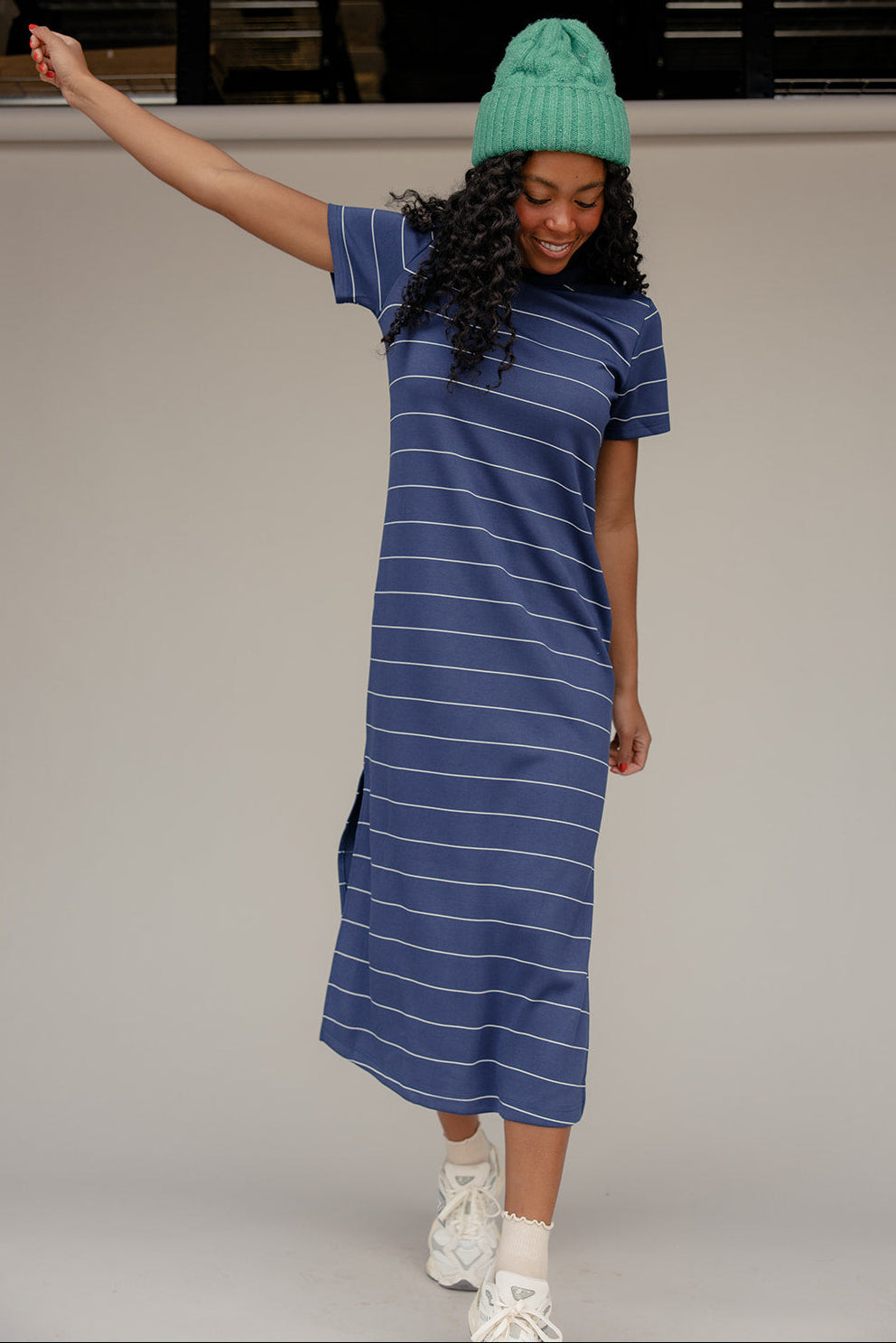 Sailor T-Shirt Maxi Dress