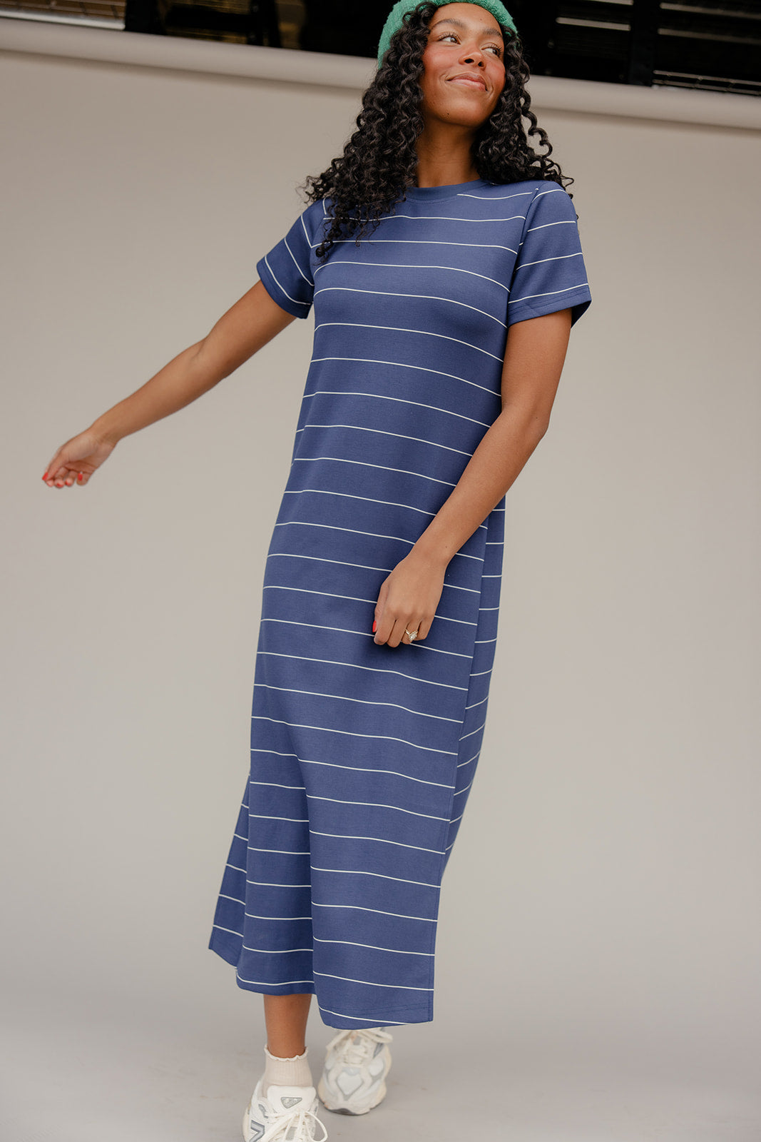Sailor T-Shirt Maxi Dress