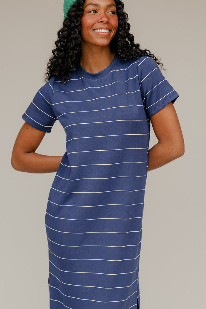 Sailor T-Shirt Maxi Dress