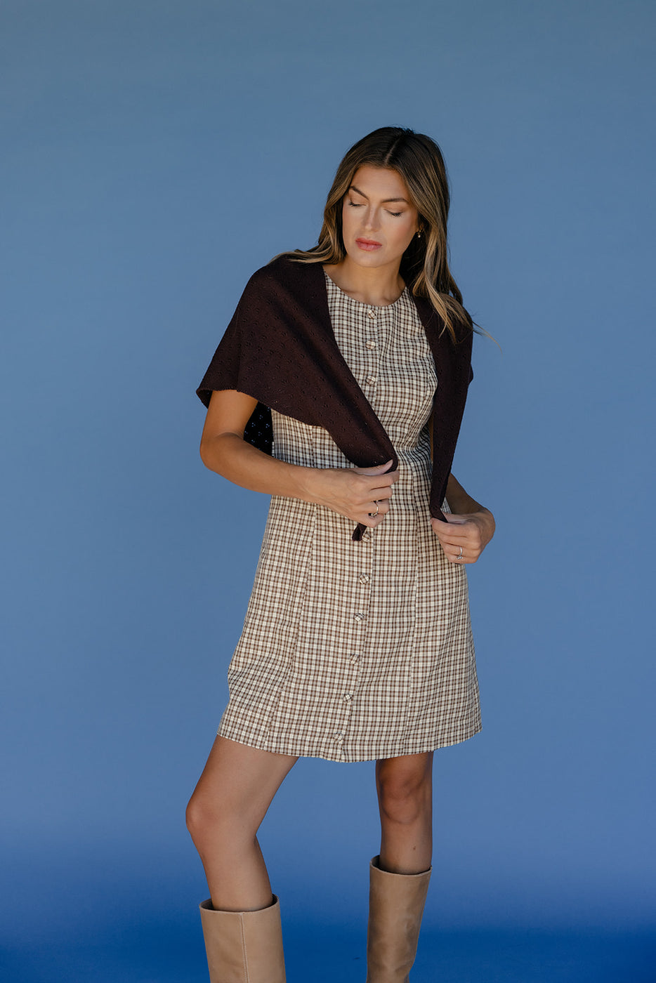 Carina Pointelle Wrap Scarf