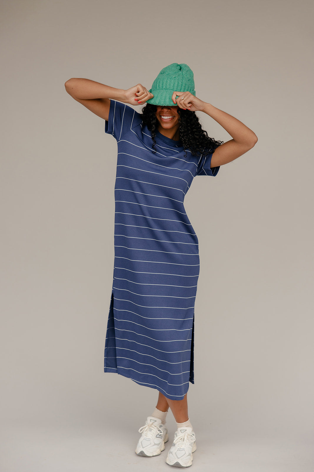 Sailor T-Shirt Maxi Dress