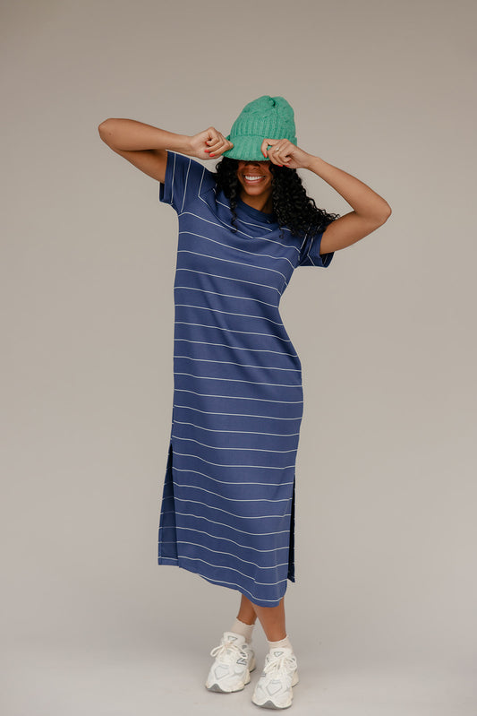 Sailor T-Shirt Maxi Dress