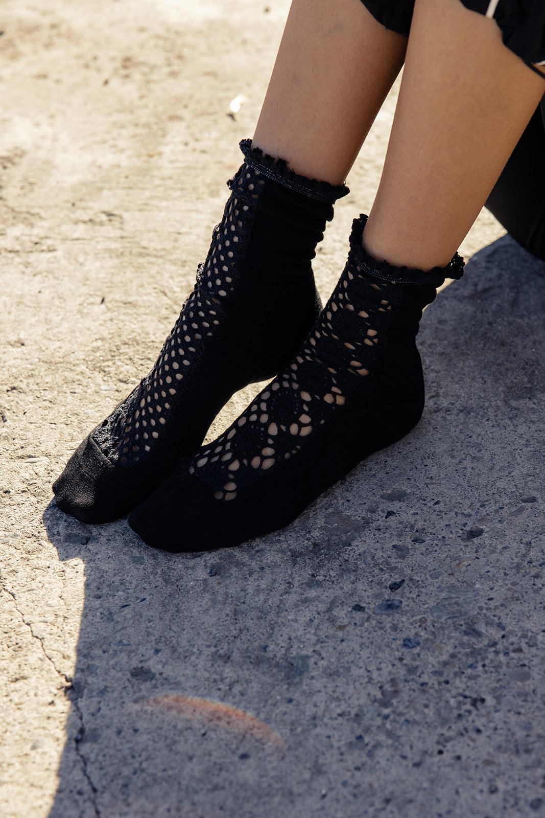 Free People Rubies Crochet Socks