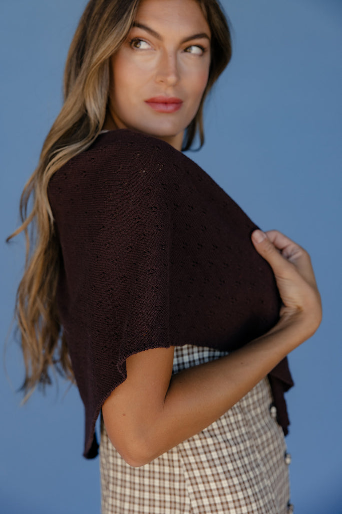 Carina Pointelle Wrap Scarf