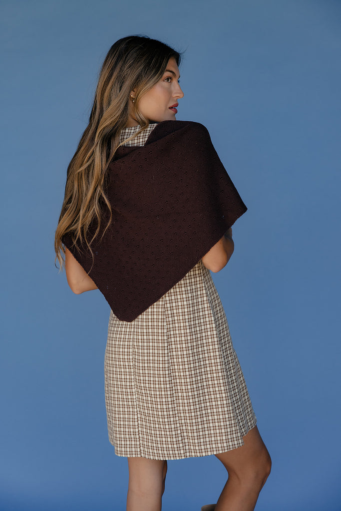 Carina Pointelle Wrap Scarf