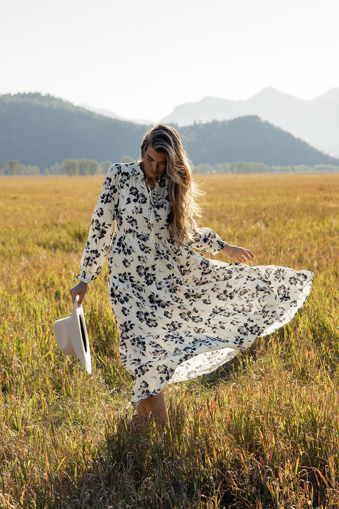 Guiding Us Home Floral Midi