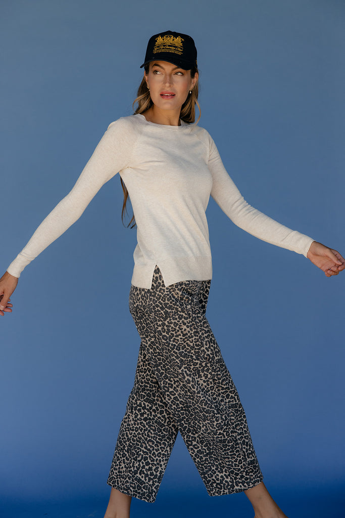 Oat and Ink Long Sleeve Sweater