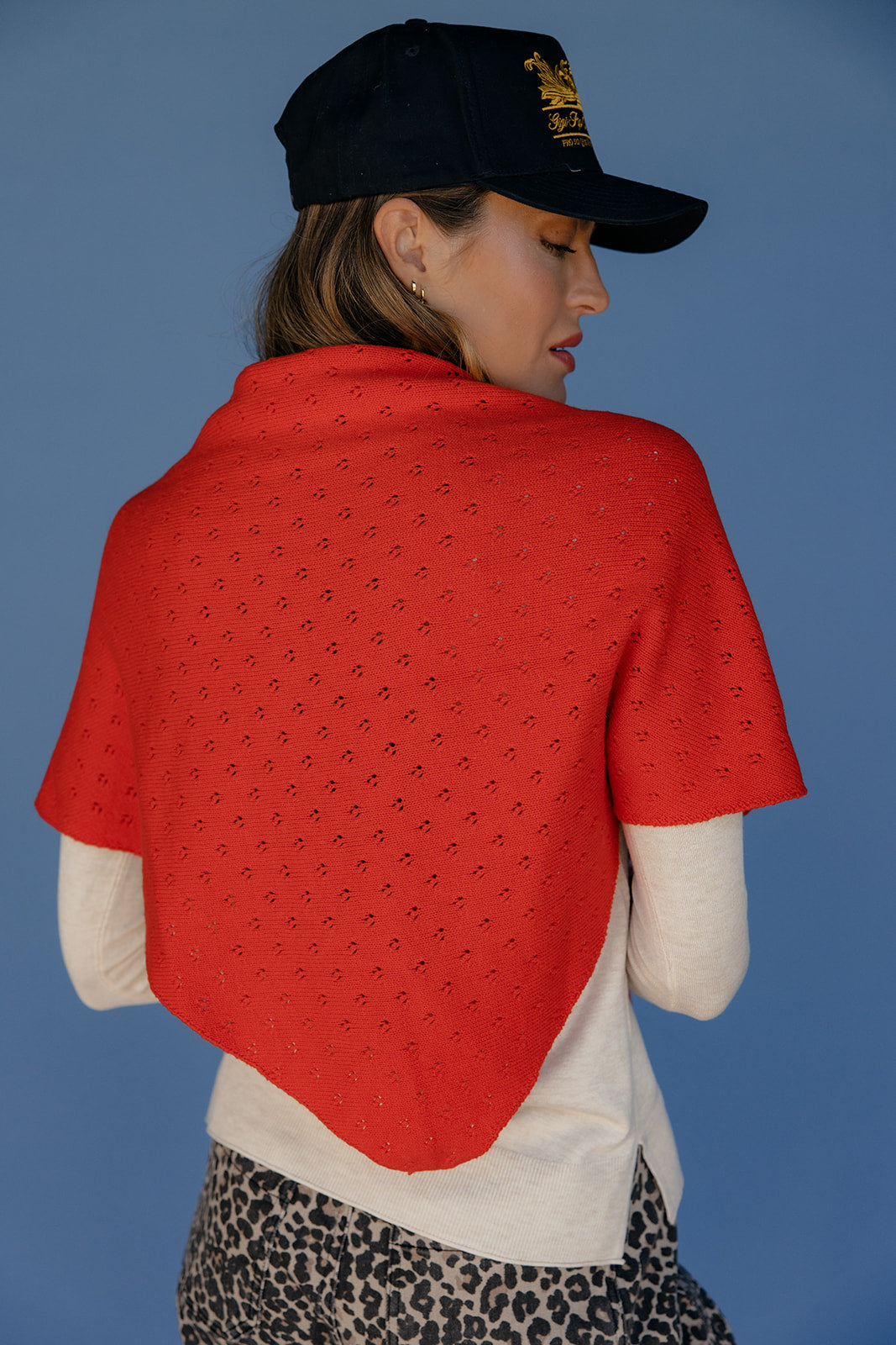 Carina Pointelle Wrap Scarf