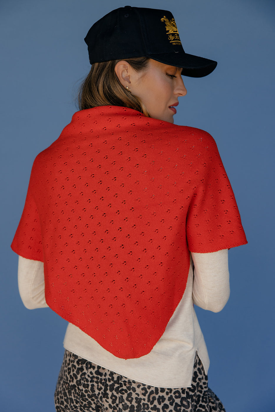 Carina Pointelle Wrap Scarf