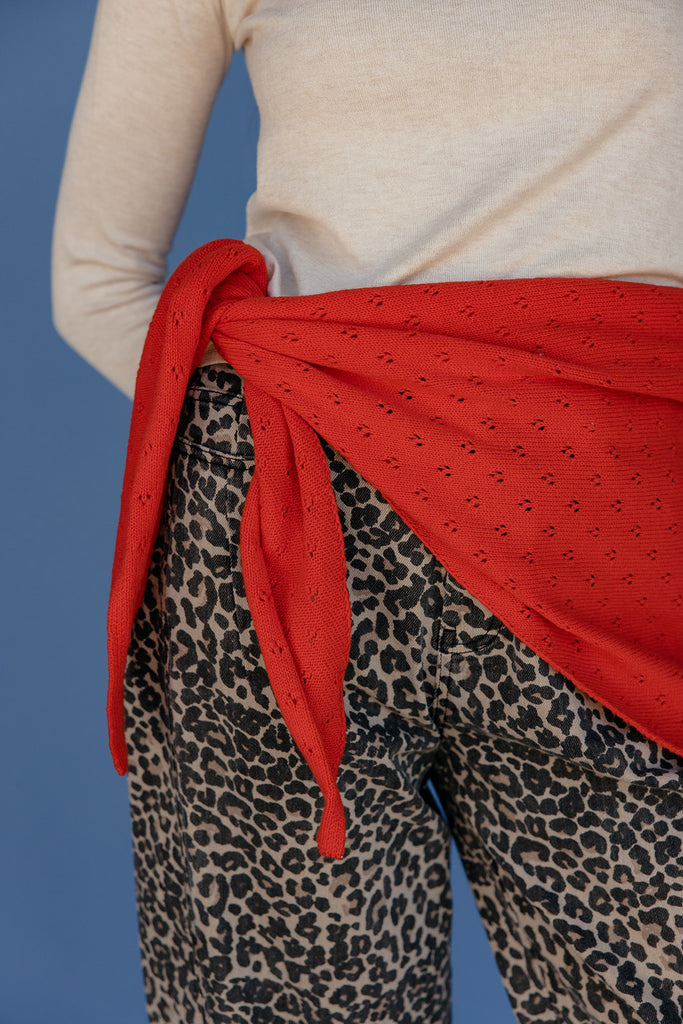 Carina Pointelle Wrap Scarf