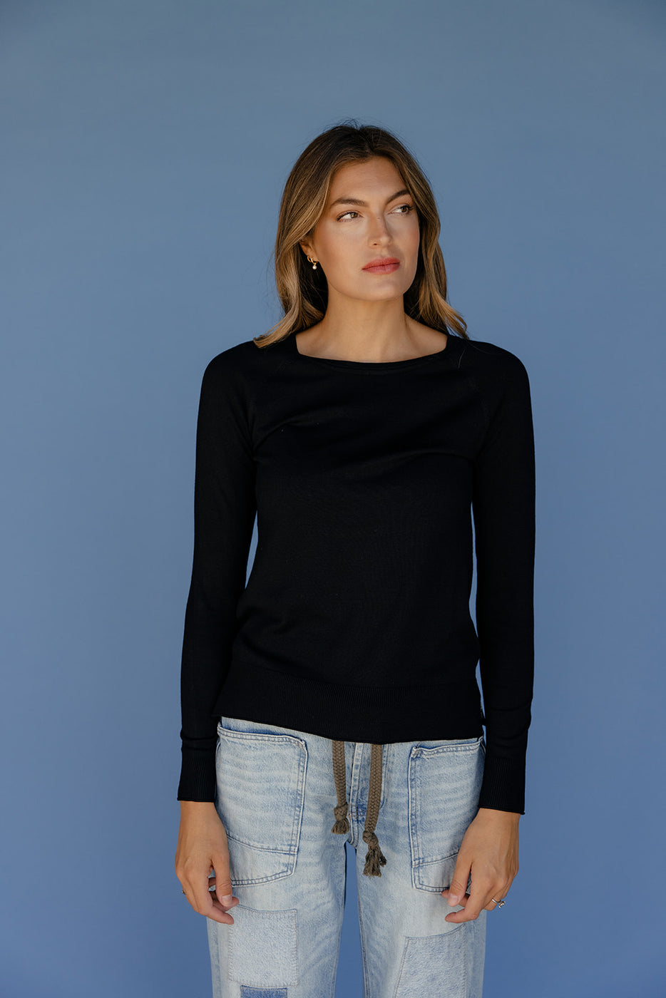 Oat and Ink Long Sleeve Sweater