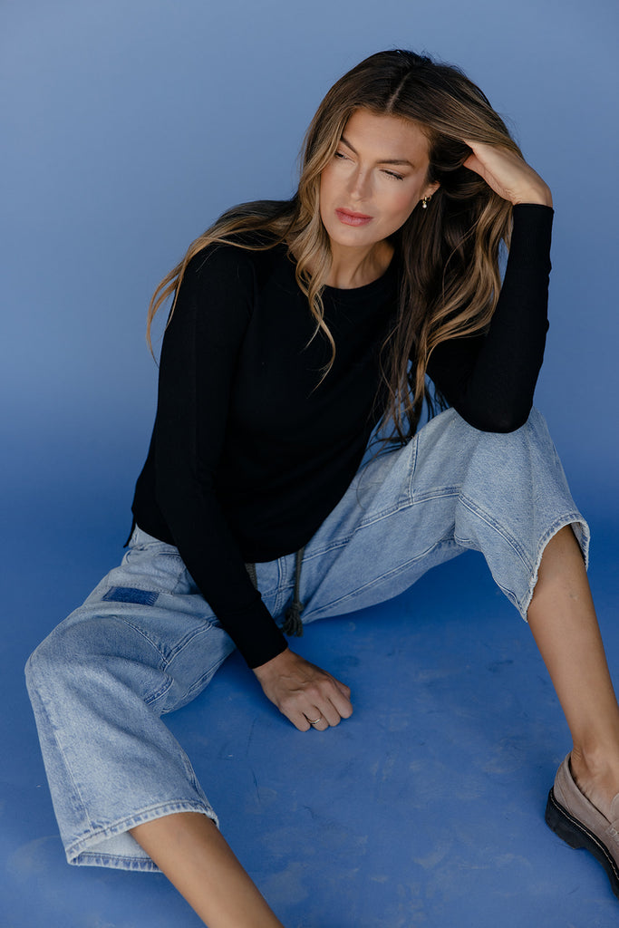 Oat and Ink Long Sleeve Sweater