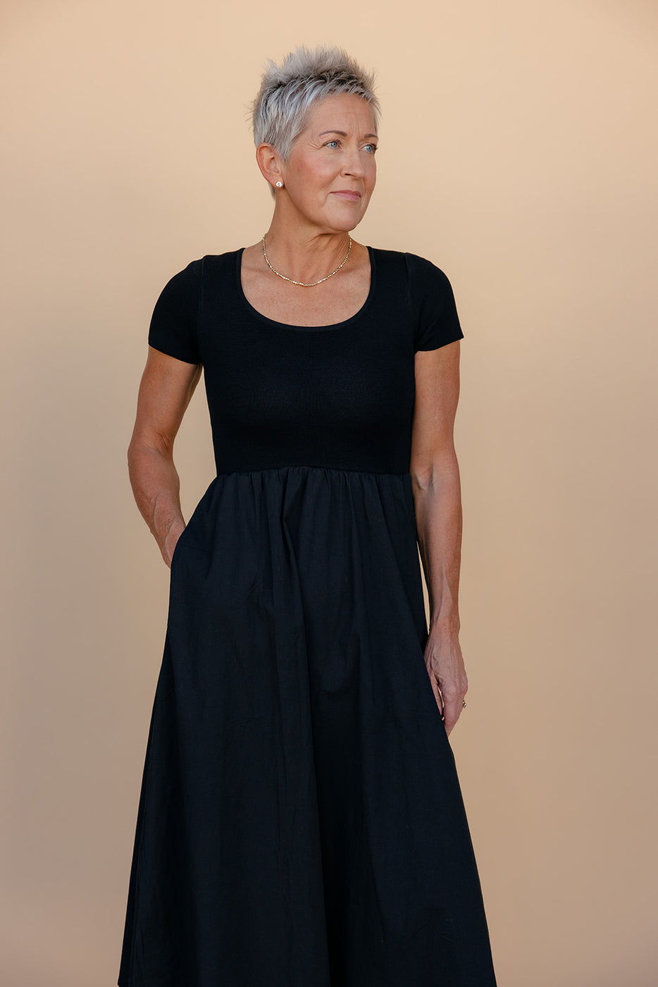 The Obsidian Midi Dress