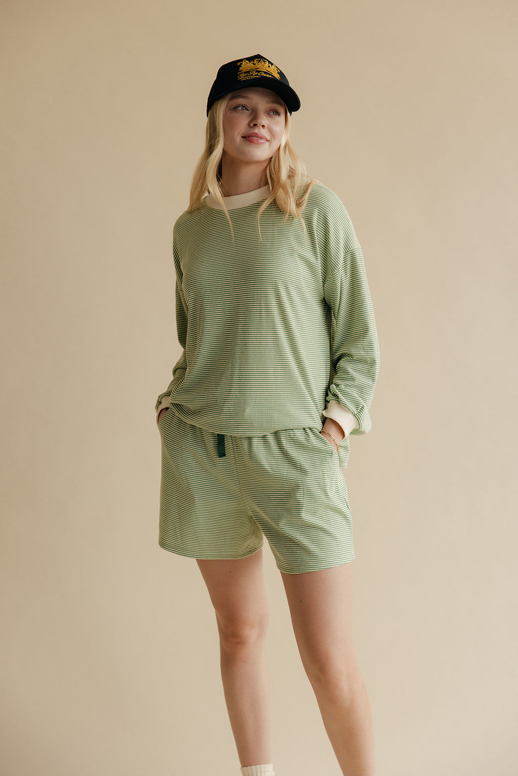 Under It All Stripe Shorts