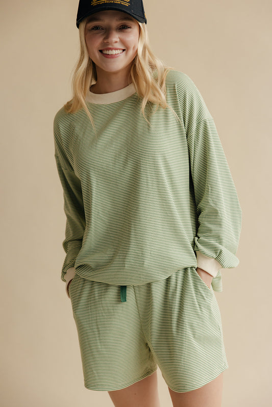 Under It All Stripe Pullover