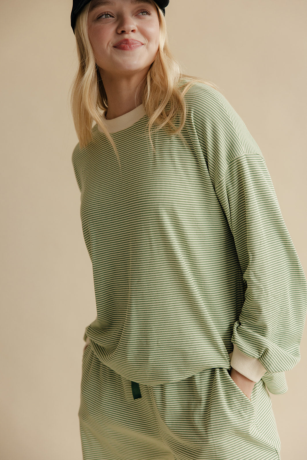 Under It All Stripe Pullover