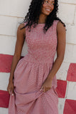 Americana Highway Gingham Dress