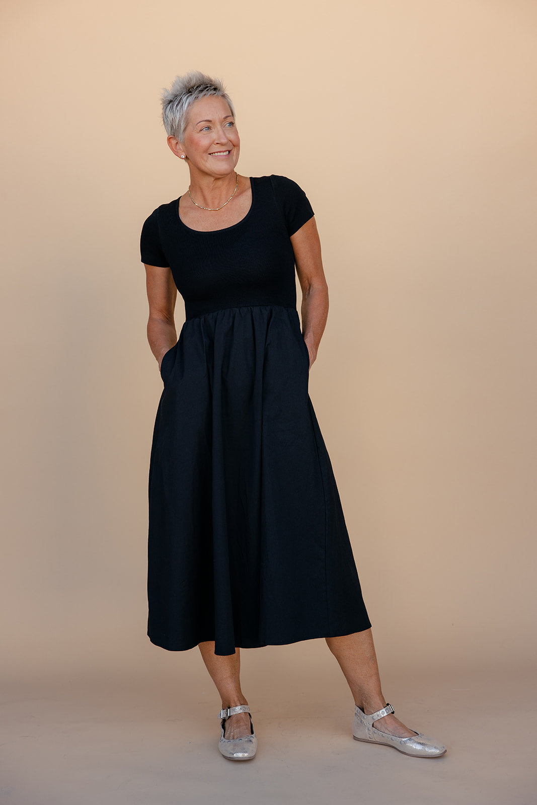 The Obsidian Midi Dress