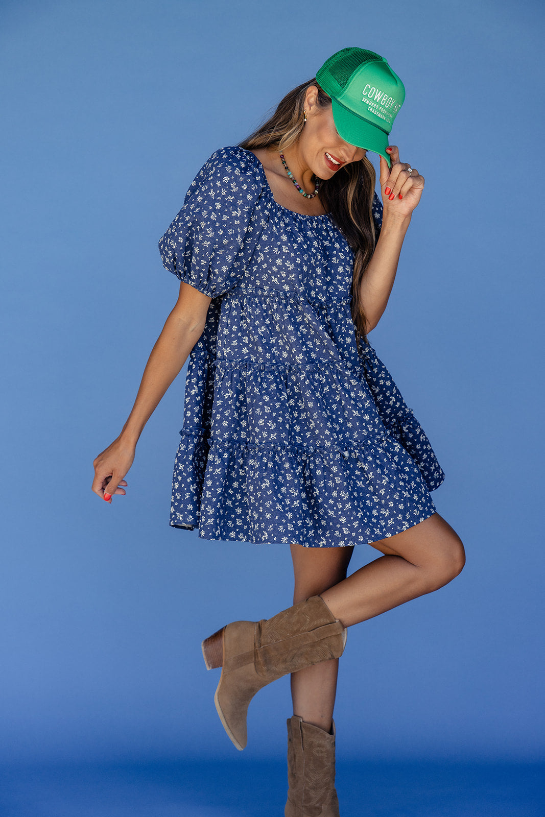 Skyline Floral Mini Dress