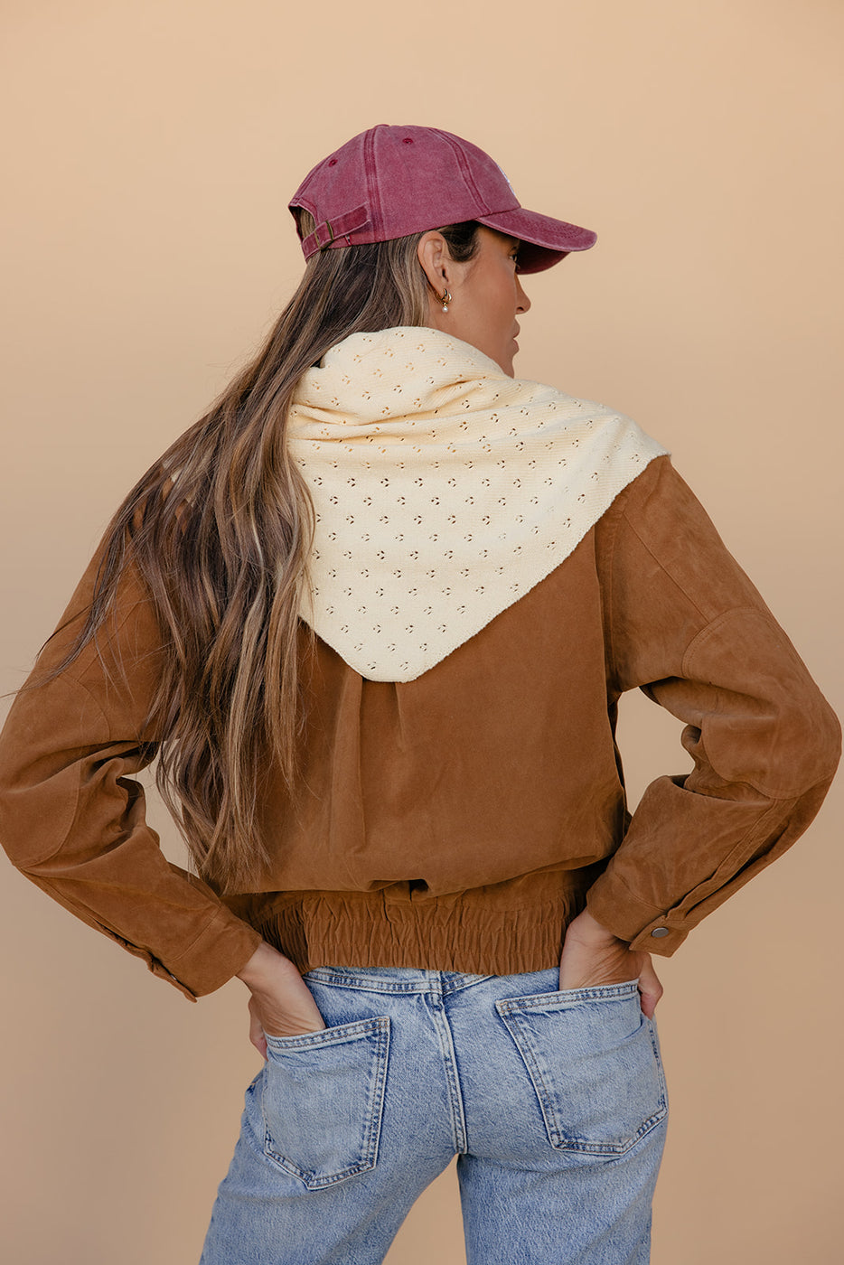 Carina Pointelle Wrap Scarf