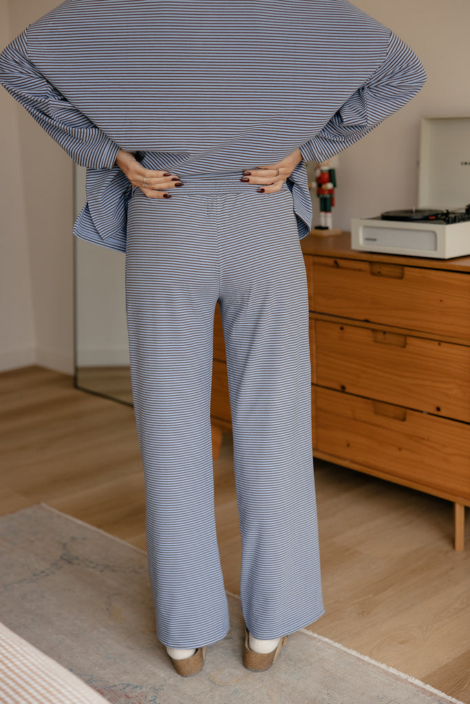 Cozy Cloud Stripe Pants