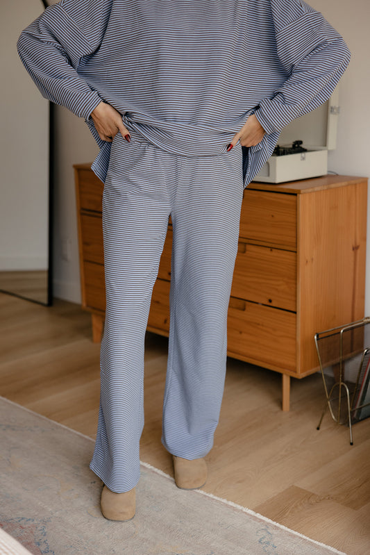Cozy Cloud Stripe Pants