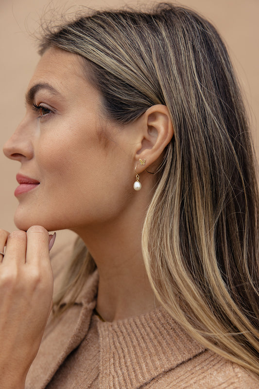 ROOLEE New Sun Pearl Earrings