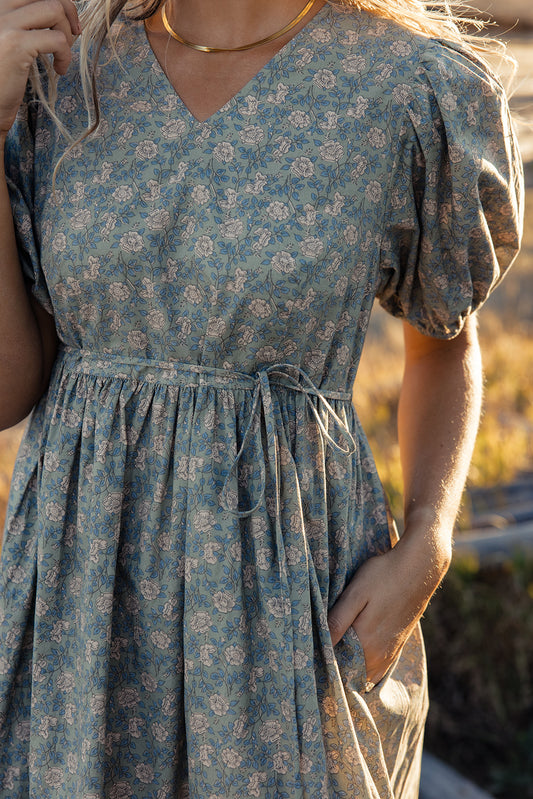Our Song Puff Sleeve Dress