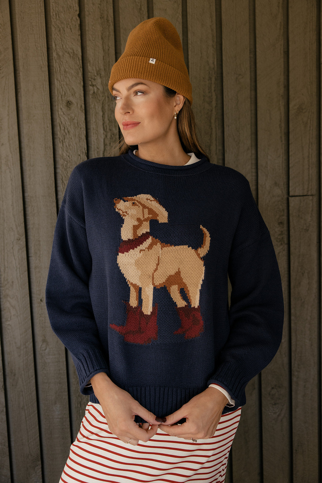 Pup In Boots Sweater