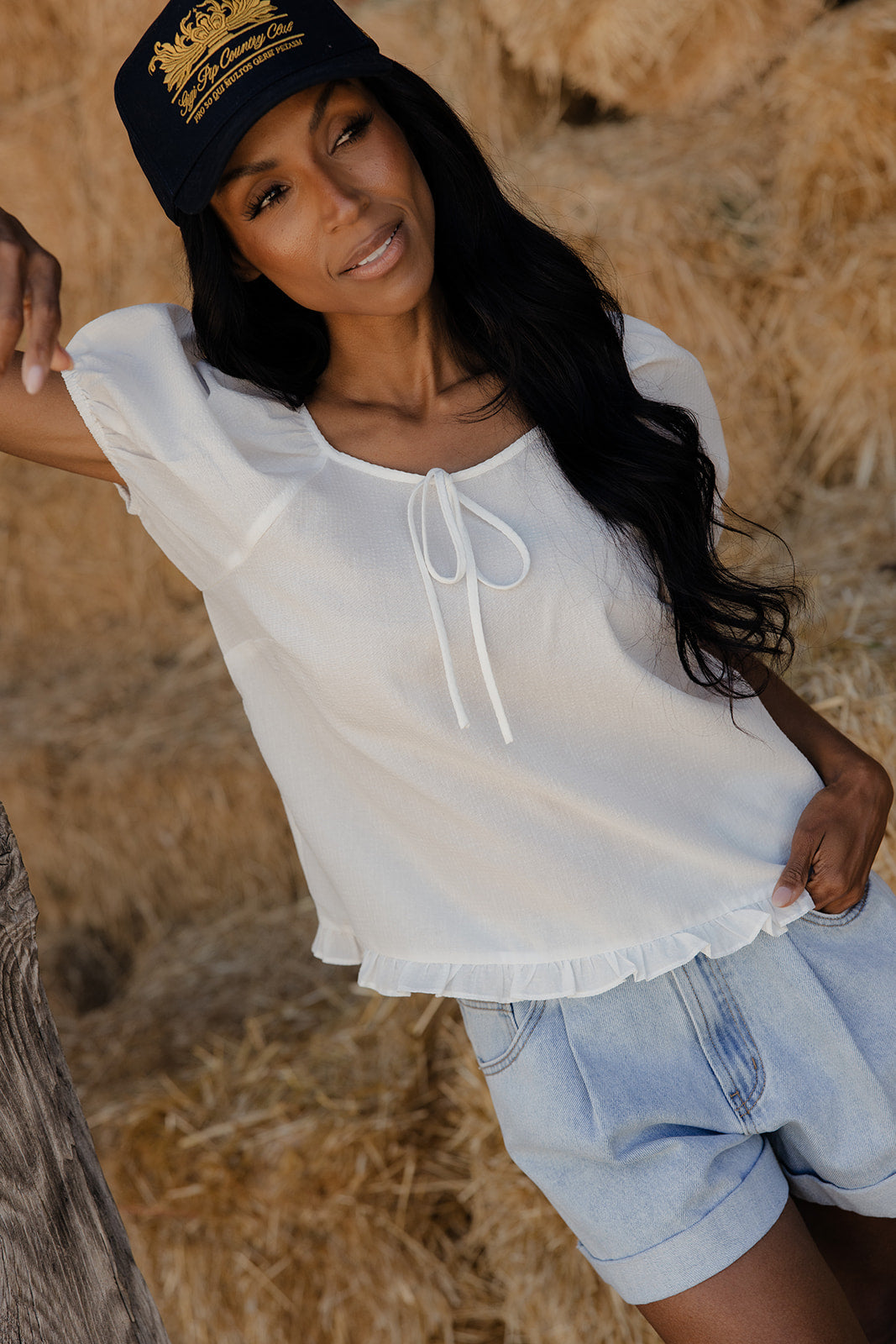 Parade Day Ruffle Blouse