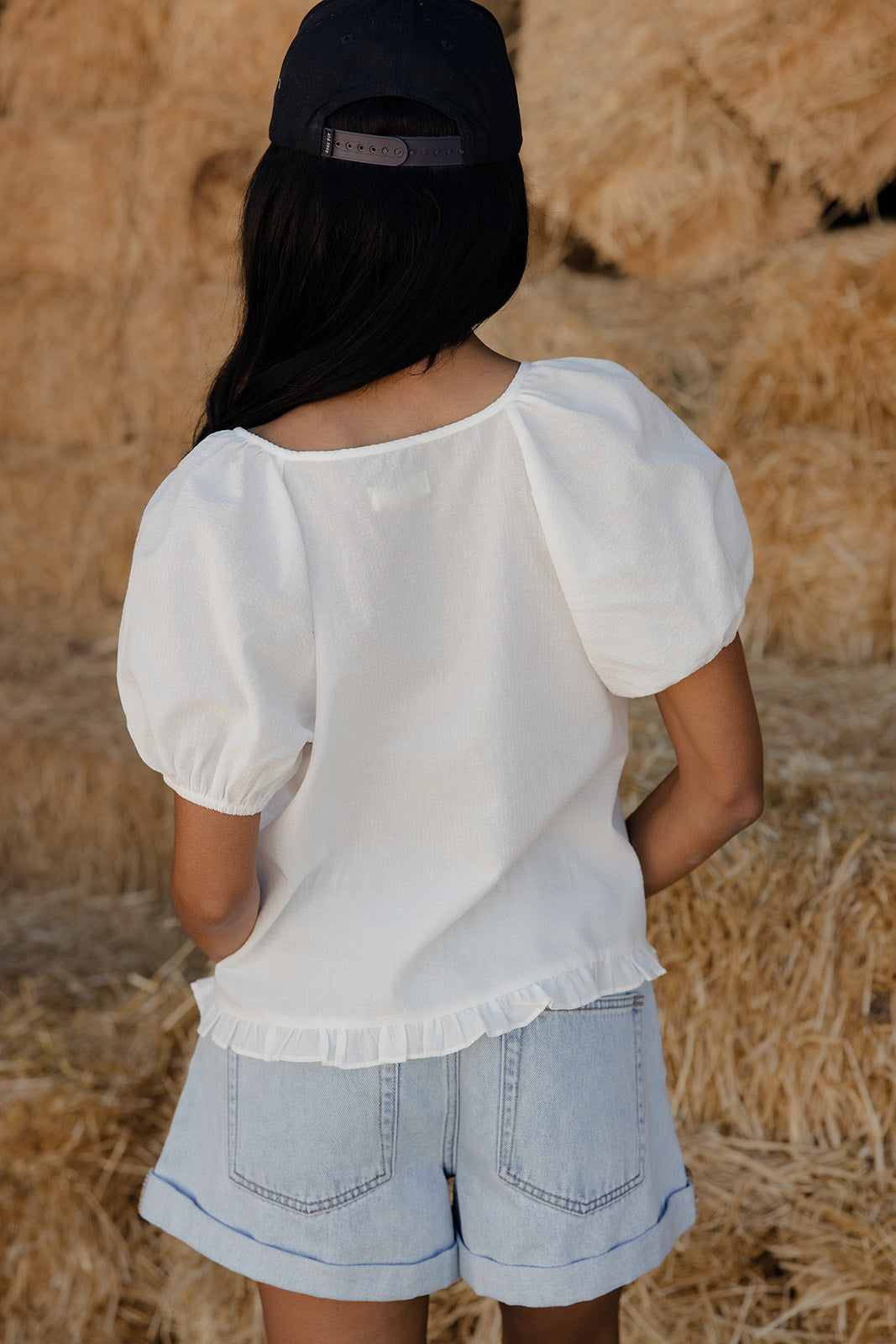 Parade Day Ruffle Blouse