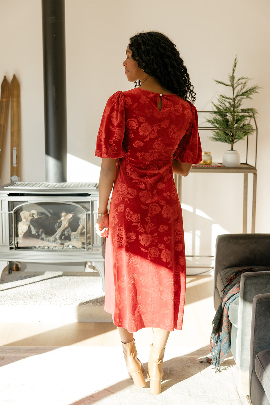 Poise Puff Sleeve Dress