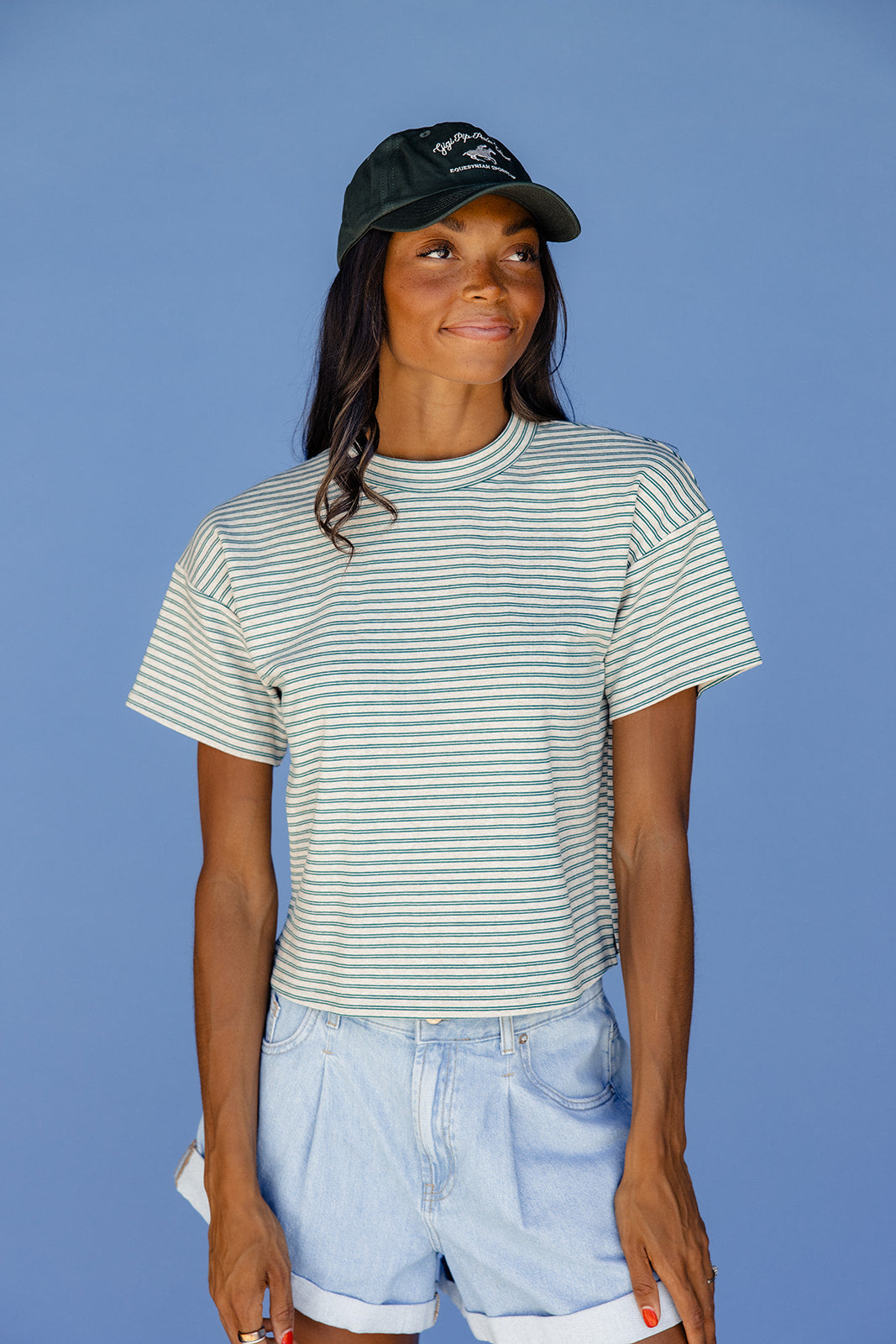 Cozy Casual Striped Tee