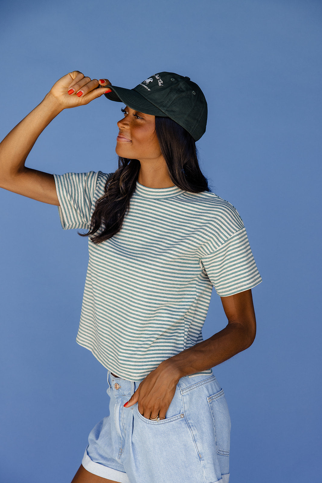 Cozy Casual Striped Tee