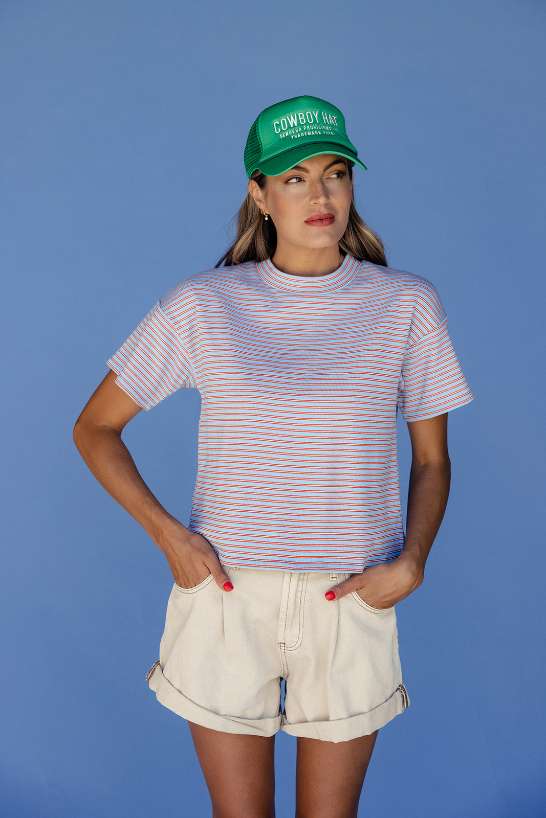Cozy Casual Striped Tee