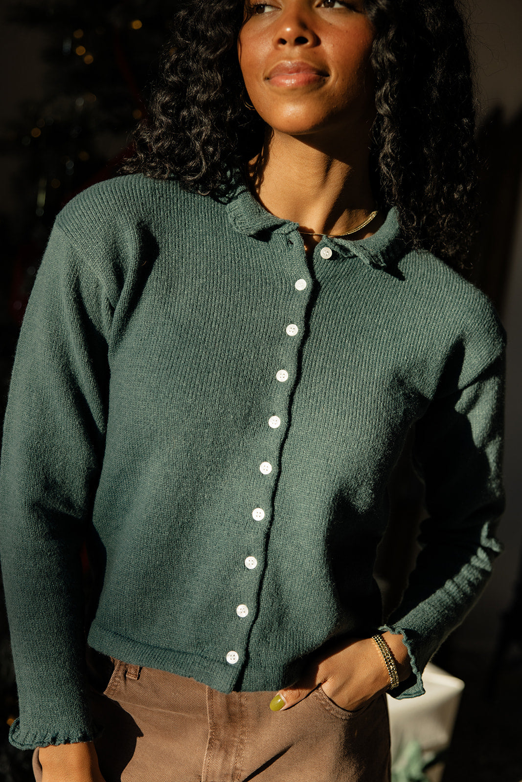 Wildwood Ruffle Cardigan