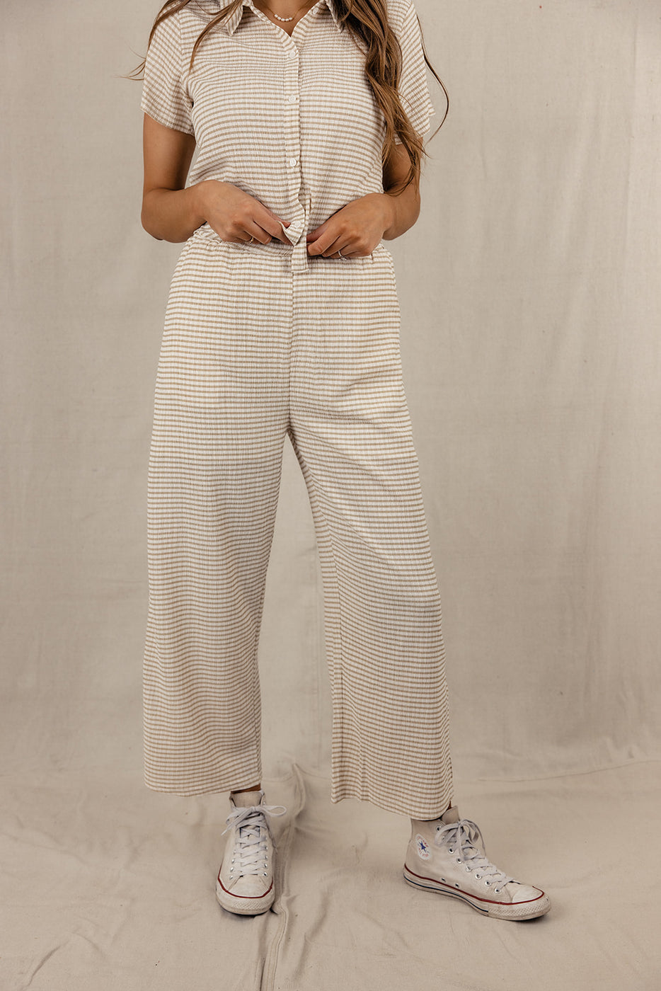 Buy online Women Mid Rise Striped Cigarette Pant from bottom wear for Women  by Lingra for ₹669 at 39% off | 2024 Limeroad.com