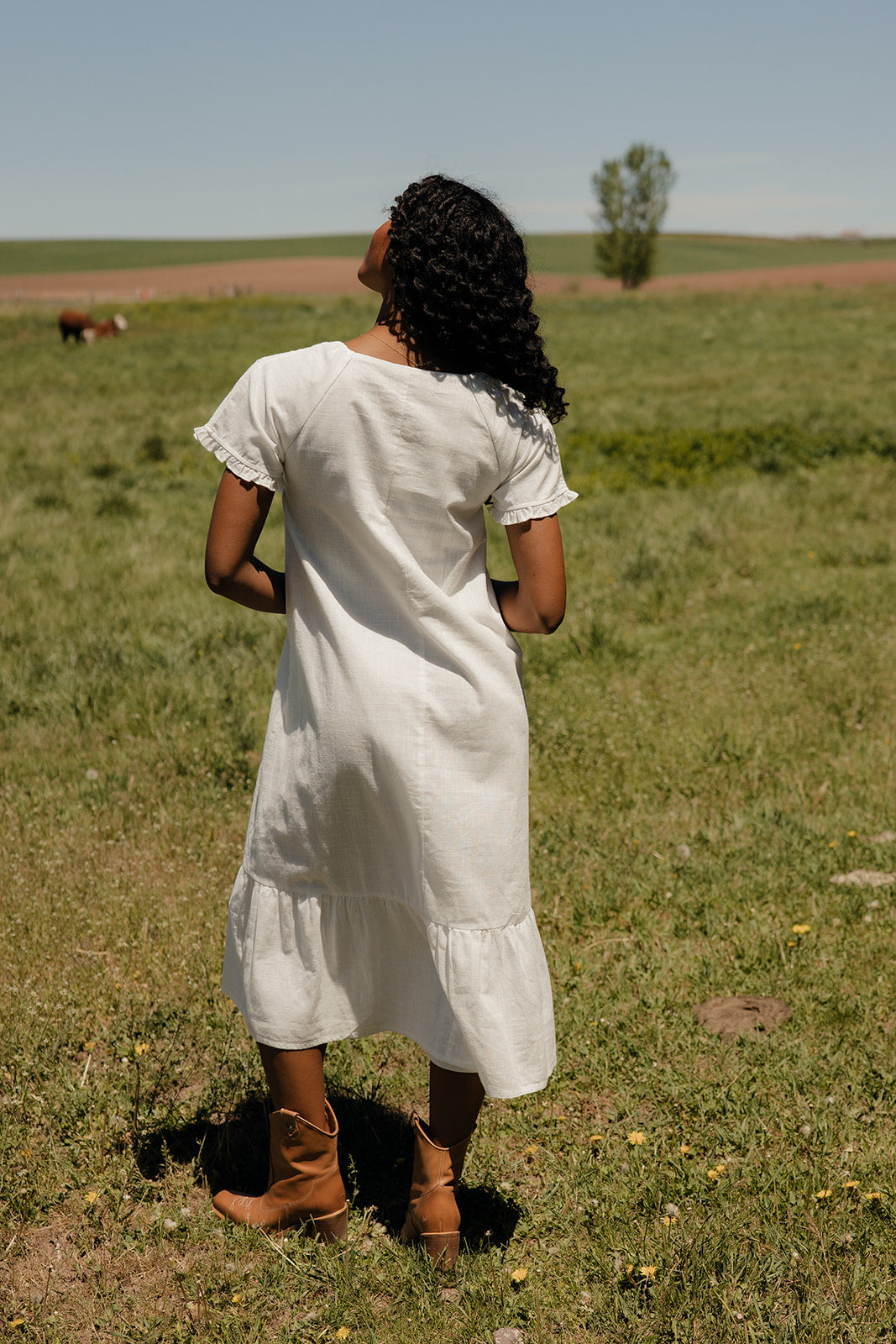 Firefly Button Dress