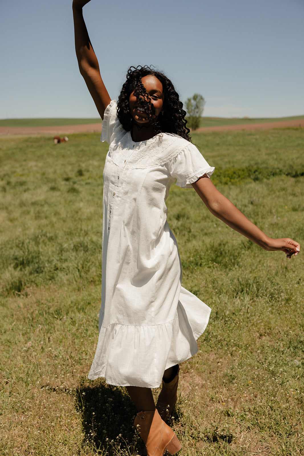 Firefly Button Dress