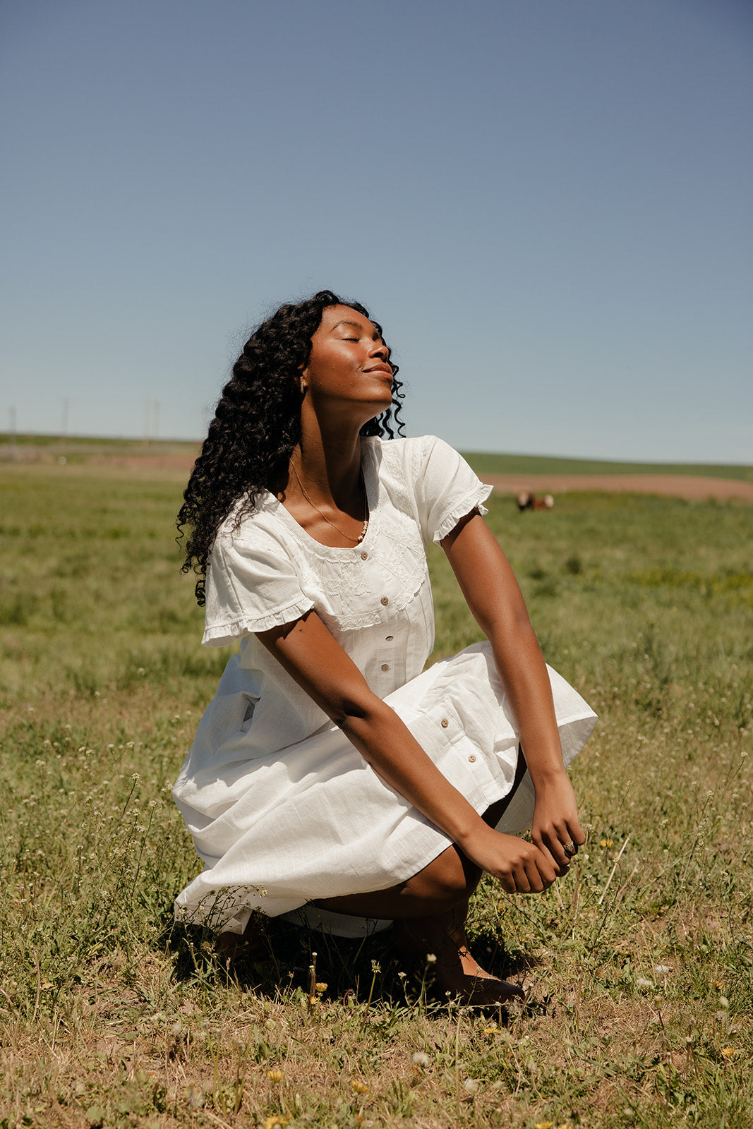 Firefly Button Dress