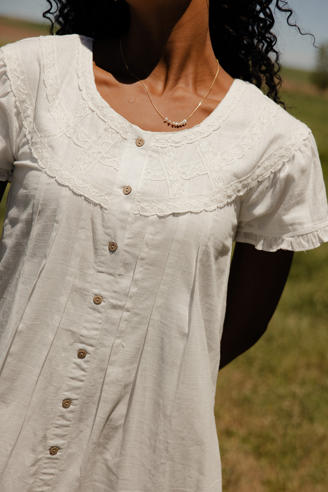 Firefly Button Dress