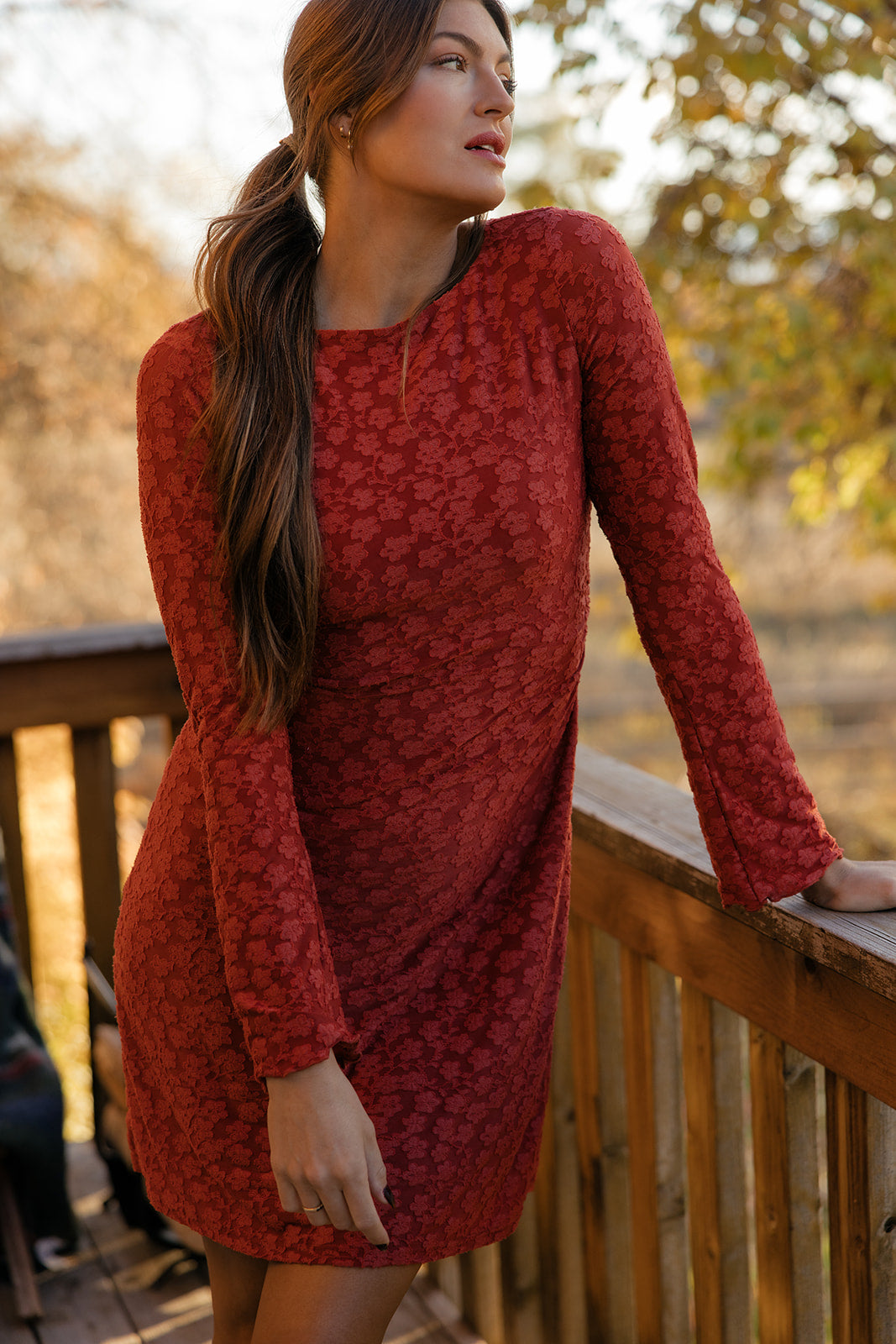 Scarlet Meadow Floral Dress