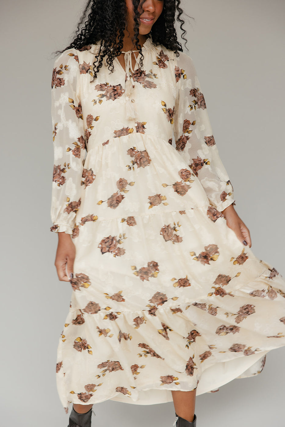 Guiding Us Home Floral Midi