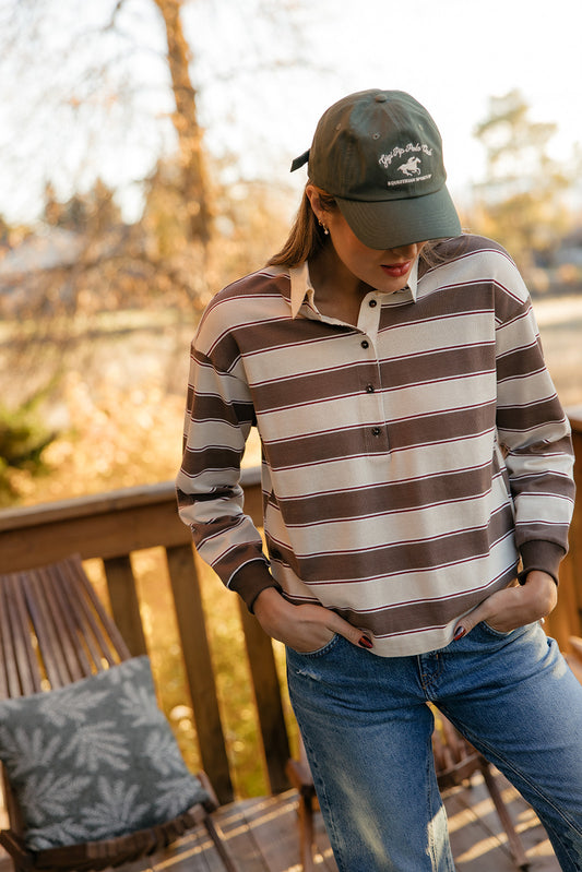 Linden Stripe Polo