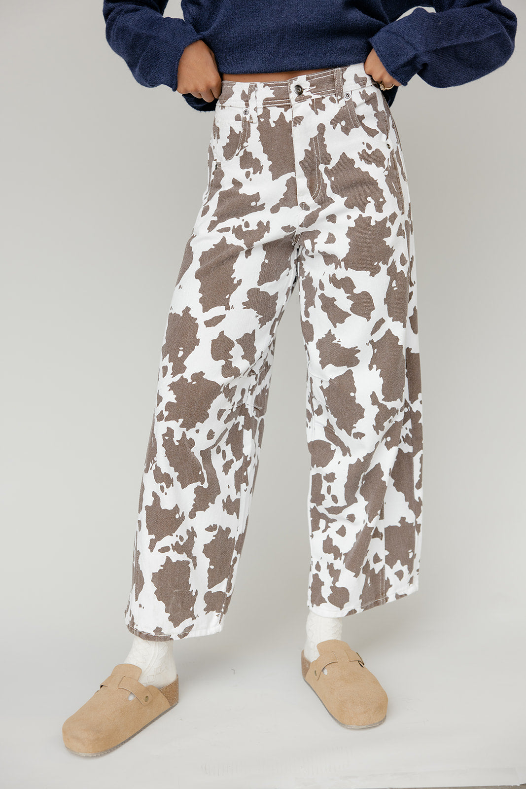 Ranch Ready Cow Print Pants