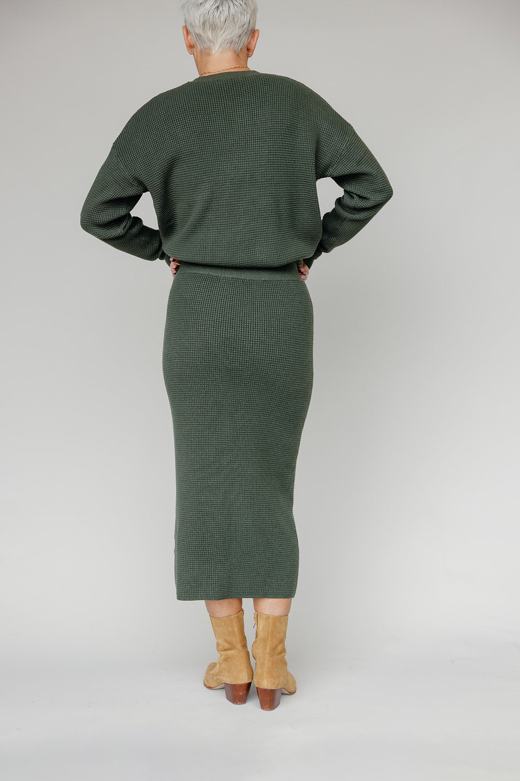 Brantley Waffle Textured Skirt