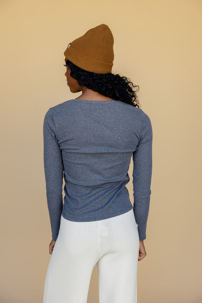 Too Right Ribbed Long Sleeve