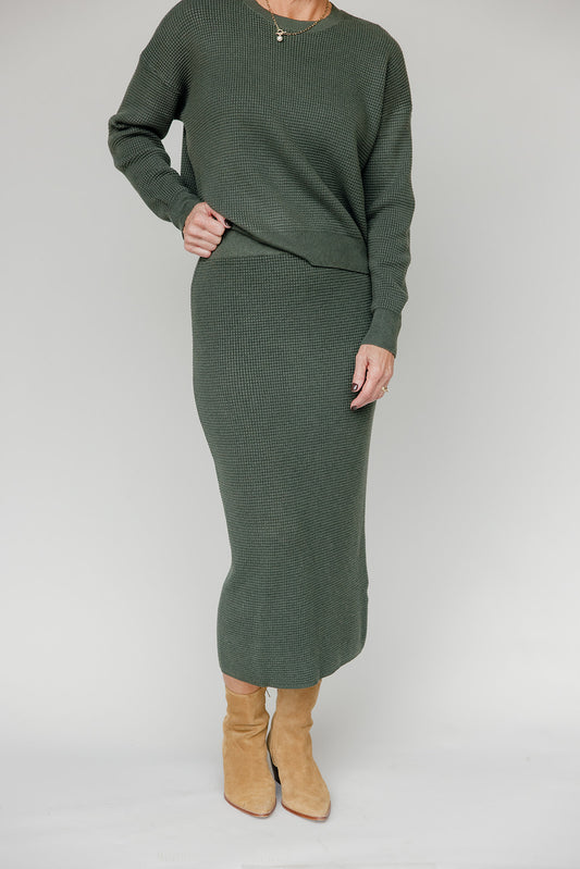 Brantley Waffle Textured Skirt