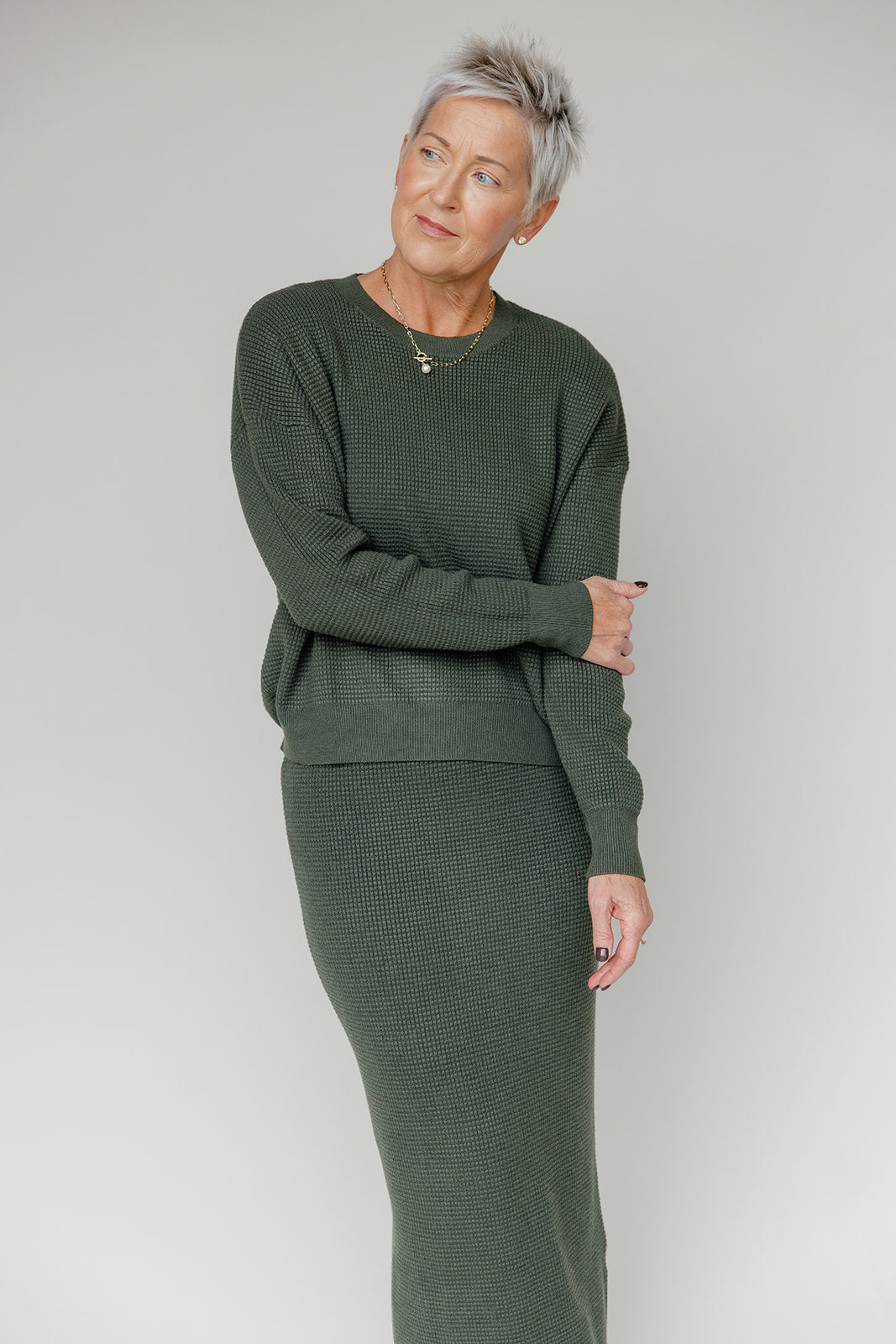 Brantley Waffle Textured Sweater