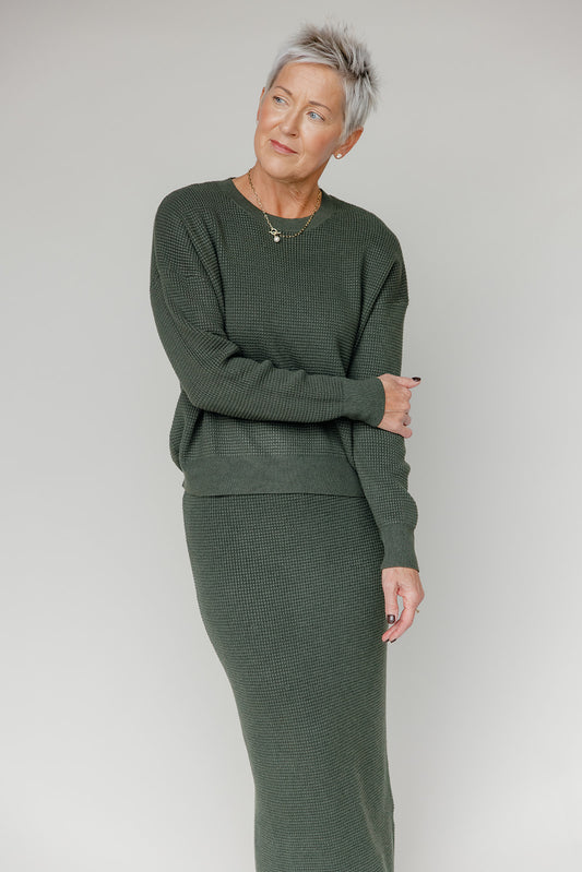 Brantley Waffle Textured Sweater